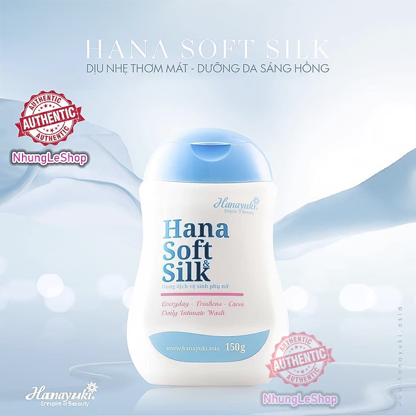 [CHÍNH HÃNG 100%] DUNG DỊCH VỆ SINH PHỤ NỮ VB - HANA SOFT SILK, KHỬ MÙI VÙNG KÍN - THƠM MÁT CẢ NGÀY