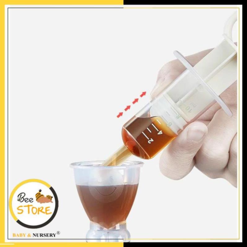 Dụng cụ bón thuốc ống hút sữa dạng xilanh cho bé không chịu bú bình an toàn chống sặc EmmaKids