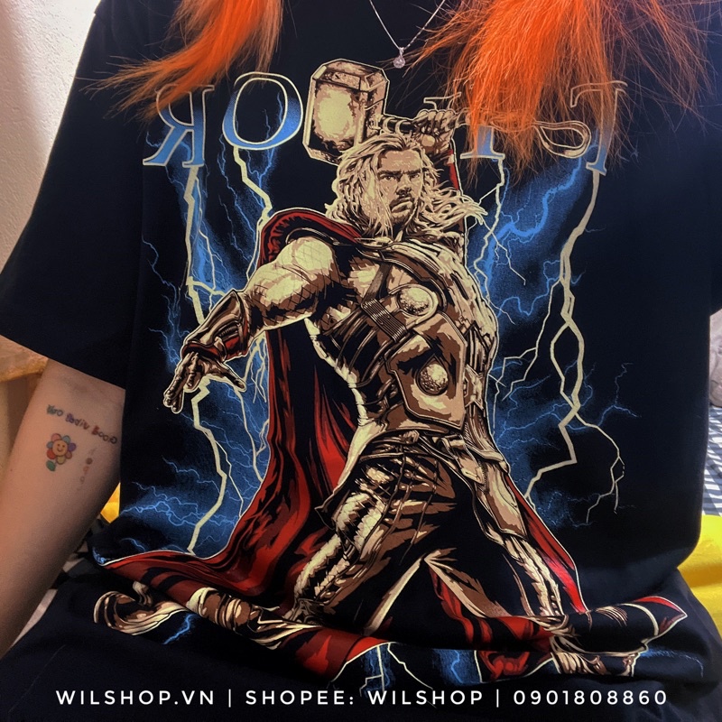 ÁO THOR - CAPTAIN AMERICA - DOCTOR STRANGE - SPIDER MAN 3D - ÁO THUN UNISEX - ÁO MARVEL