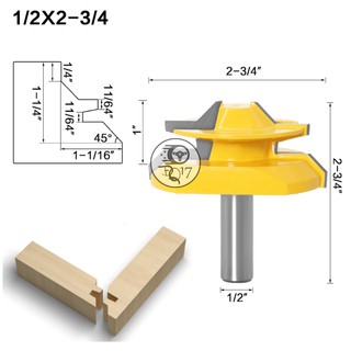 [ MŨI PHAY GHÉP VÁN CỠ 12LY7 GHÉP VÁN RỘNG 25.4MM] 100% NHƯ HÌNH DÙNG ĐỂ GHÉP VÁN