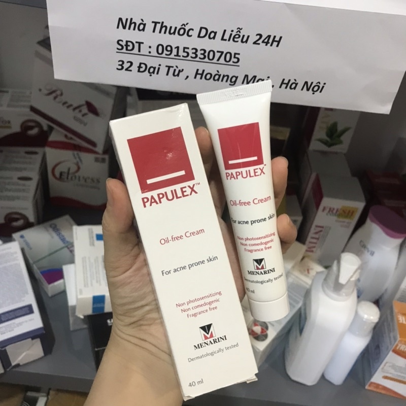 Papulex oil free Cream 40ml kem kiểm soát nhờn