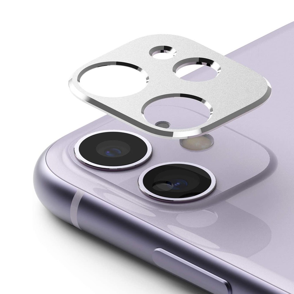 Ốp điện thoại mặt kính cường lực khung nhôm cho iPhone 11-11 Pro - 11 Pro Max