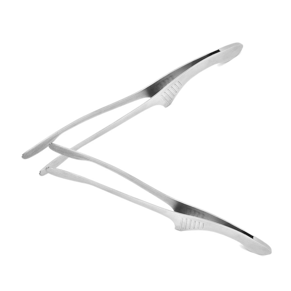 [CHOO] BBQ Food Barbecue Clip Stainless Steel Grill Cooking Tong Kitchen Bread Baking Outdoor Grilling Clamp