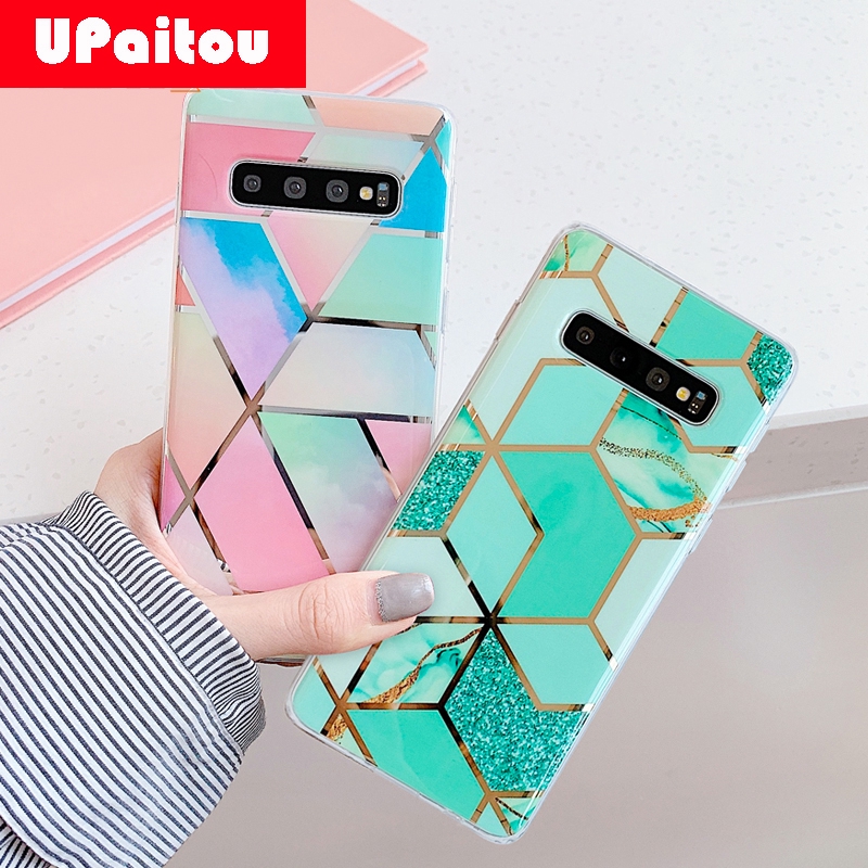 Ốp điện thoại TPU mềm và nhám họa tiết đá hoa cương cho Samsung Galaxy Note 20 10 Lite S10 S10e S9 S8 Plus