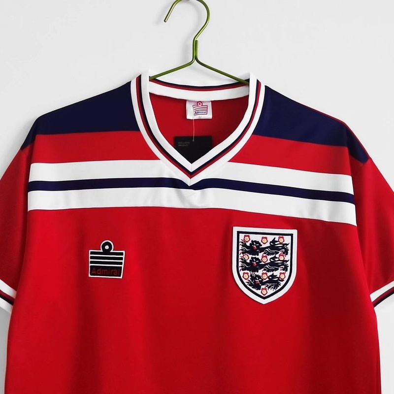 Áo Thun Bóng Đá Ngắn Tay Đội Tuyển Anh 1982 Size S-XXL