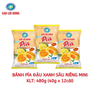 TÚI 12 CÁI BÁNH PÍA SẦU RIÊNG MINI, BÁNH PÍA SÓC TRĂNG