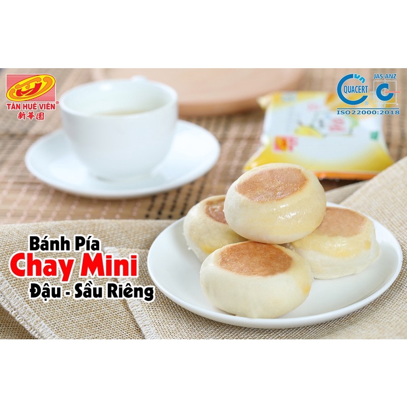 Bánh Pía Kim sa Chay Đậu Sầu riêng Tân Huê Viên 480gam