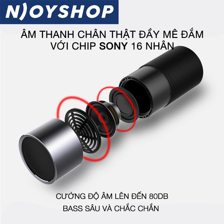 Loa Blutooth Không Dây Mini PURIDEA I6 Âm Lớn Bass Chắc Chơi Nhạc 6H Cao Cấp Bảo Hành 3 Tháng 1 Đổi 1