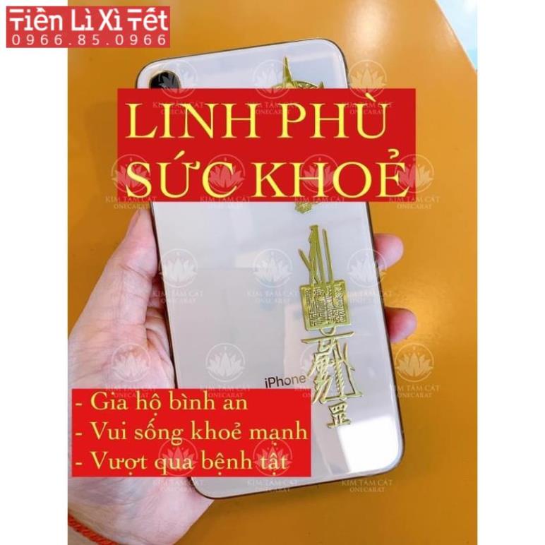 Bộ 5 Miếng Dán Điện Thoại Hộ Mệnh Phù hợp: Bình An, Sức Khoẻ, Quý Nhân,... Chất lượng đẹp lung linh