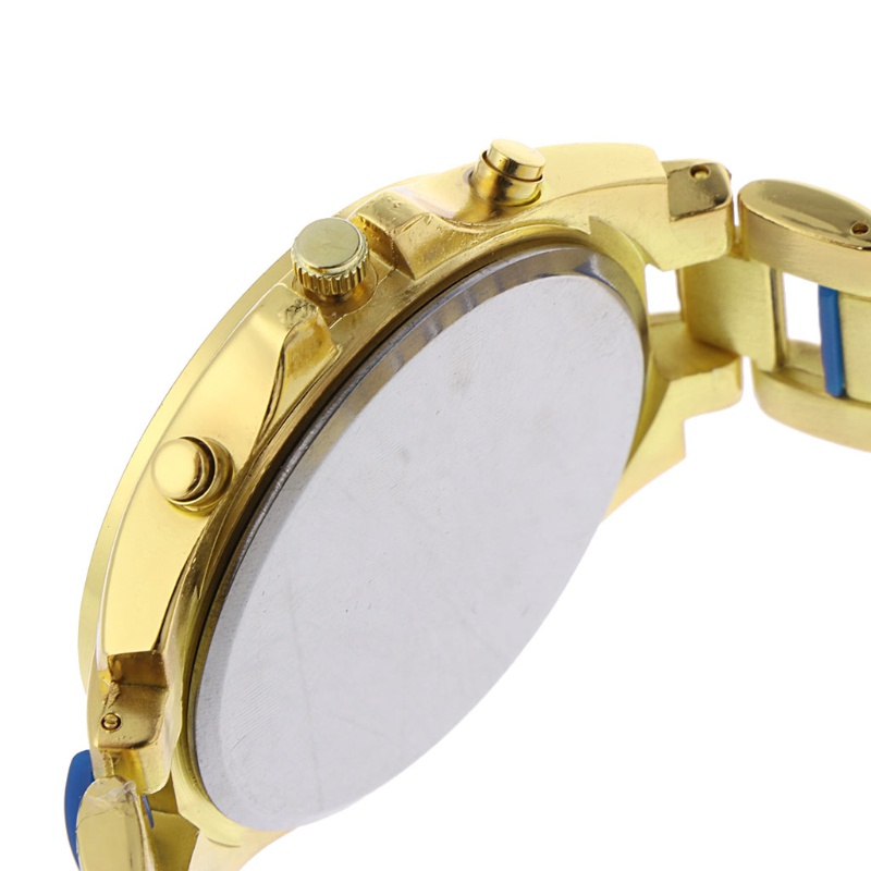 Đồng Hồ Quartz Chạy Kim Chất Liệu Thép Không Gỉ Sang Trọng