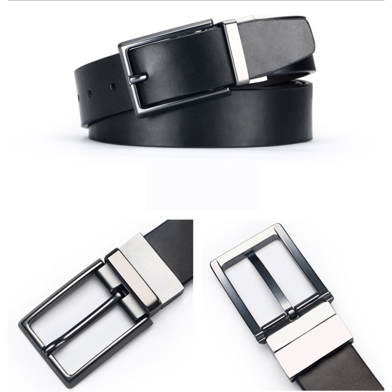 Thắt Lưng Nam Khóa Kim, Dây Nịt Nam Da Thật 100% TL005B