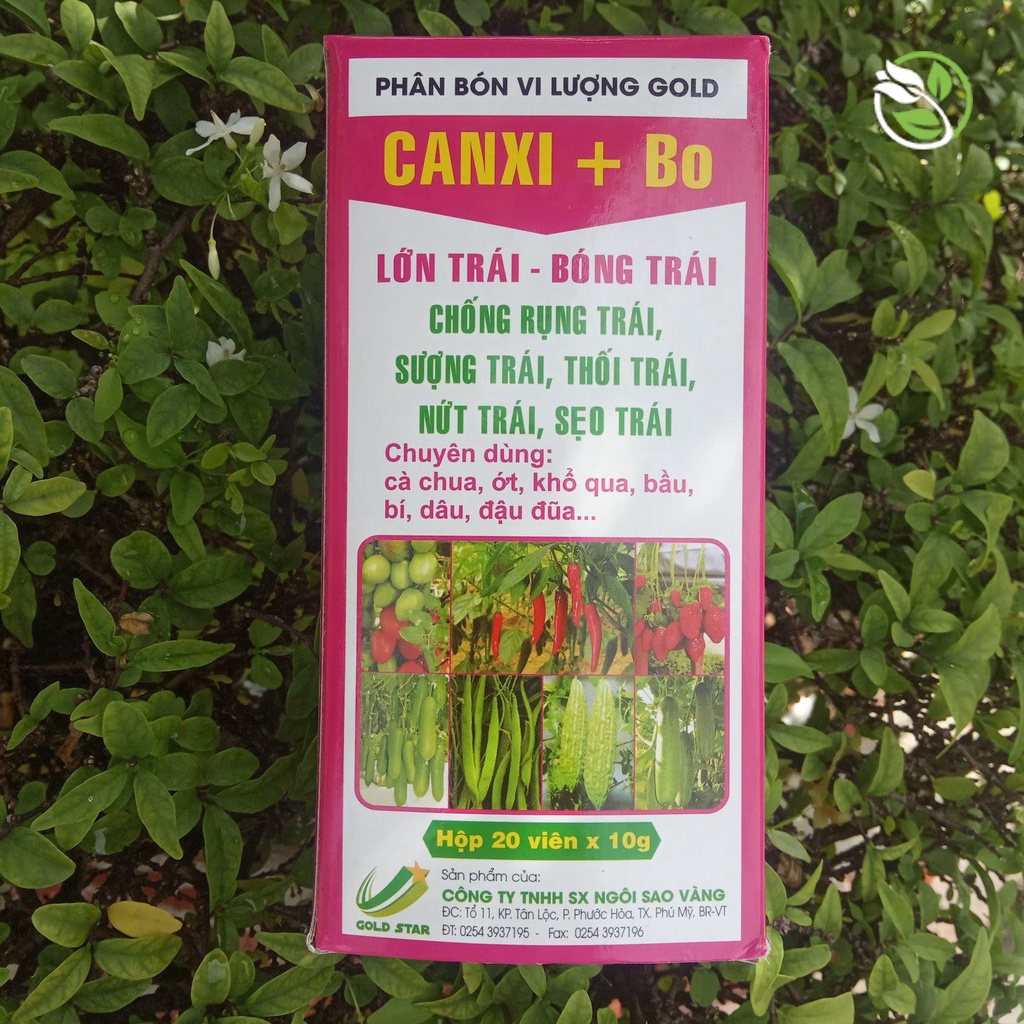 Sản Phẩm Viên Sủi Canxi+Bo - Viên 10g - Lớn Trái, Chống Thối Trái, Nứt Trái