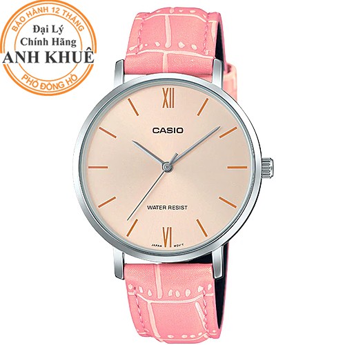 Đồng hồ nữ dây da Casio Anh Khuê LTP-VT01L-4BUDF