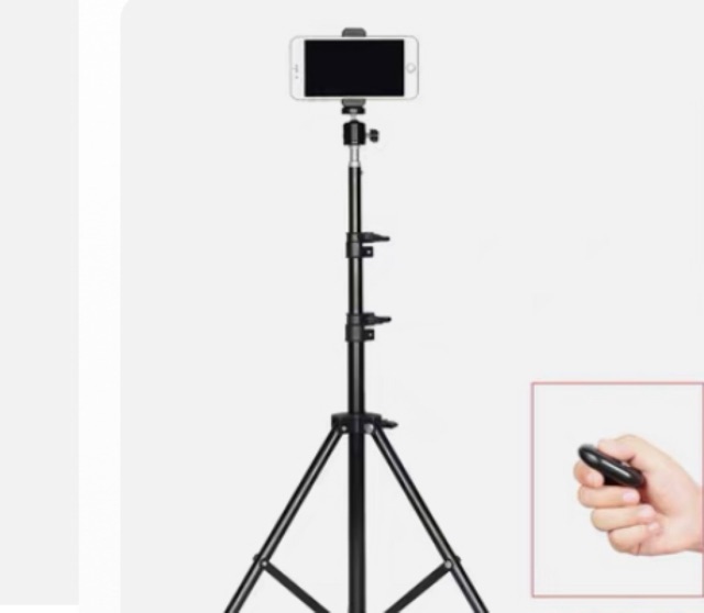 Giá đỡ điện thoại-Tripod quay TikTok chân đèn livestream chân đỡ máy ảnh cứng bền đẹp