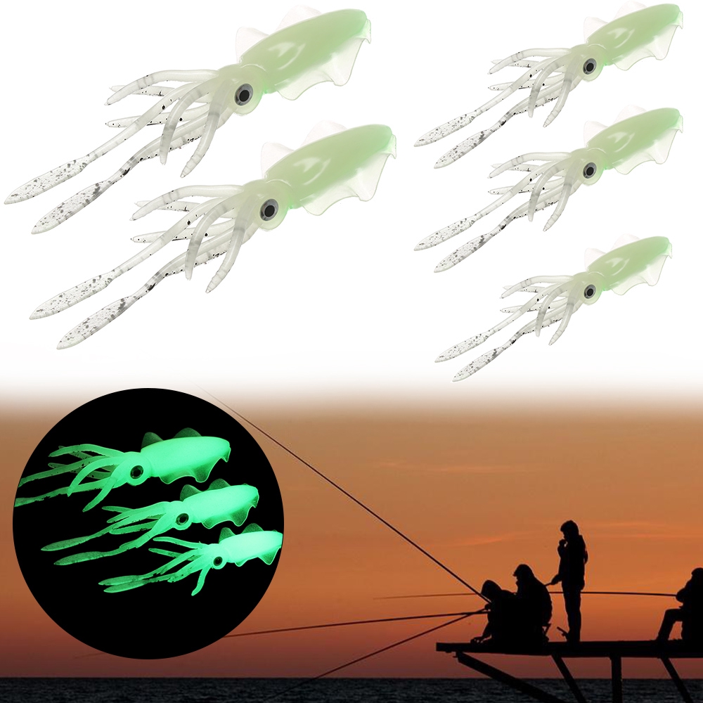 Mồi câu cá giả hình mực 4.5g/8.5g /5.5g