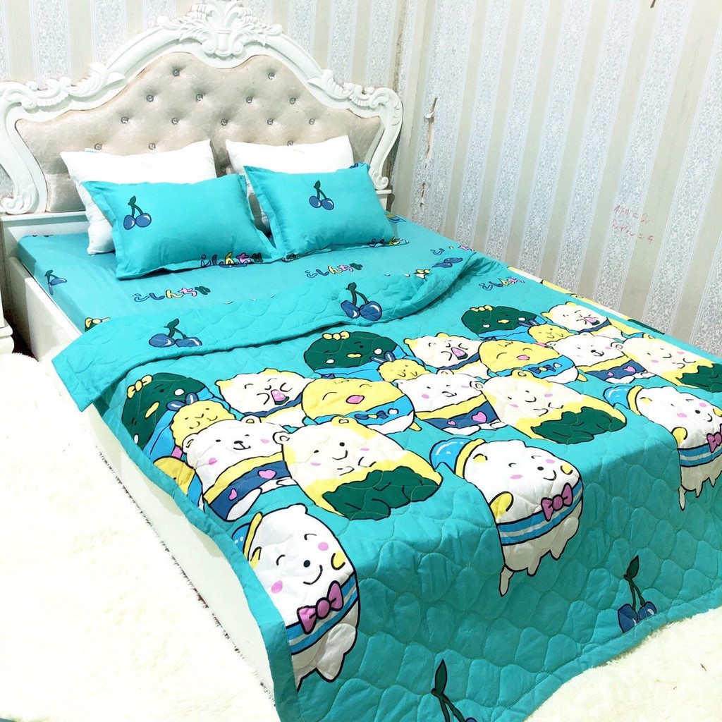 Sale mạnh ga gối Cotton poly cao 30 phân m2 m6 m8 2m2m2