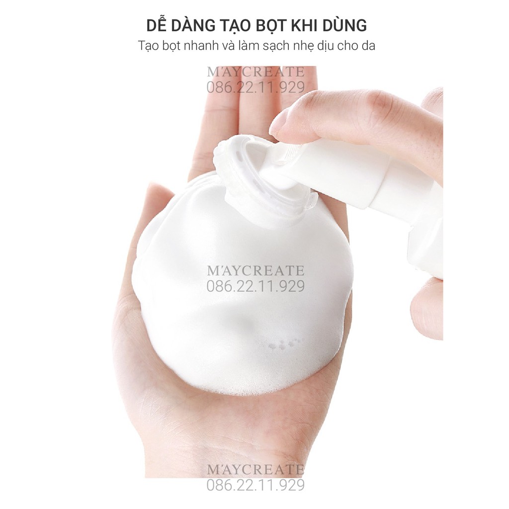 Sữa Rửa Mặt Tạo Bọt Đầu Cọ Maycreate Hàng Nội Địa Trung. | BigBuy360 - bigbuy360.vn