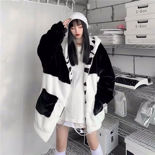 Áo lông bò sữa 2 mặt