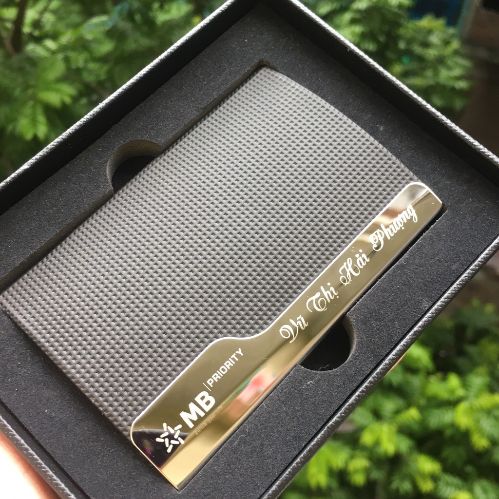 Name card visit, hộp đựng ATM dành cho nữ mẫu HC09 đủ màu có khắc logo