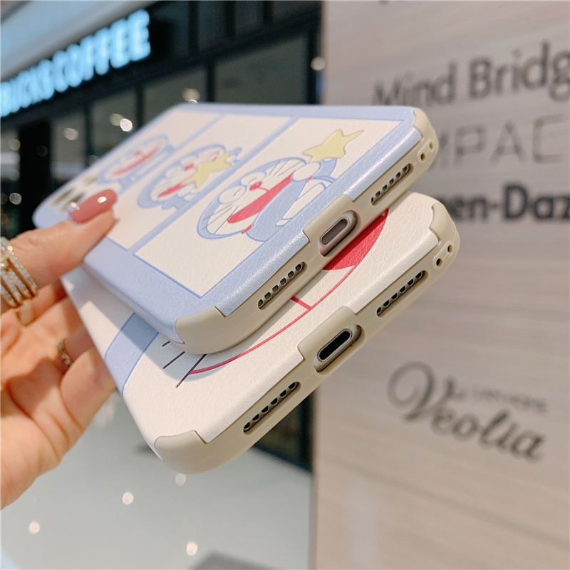 Ốp Lưng Mềm In Họa Tiết Doraemon Cho Iphone 12 Pro Max I11 X Xr 7 8 Plus | BigBuy360 - bigbuy360.vn