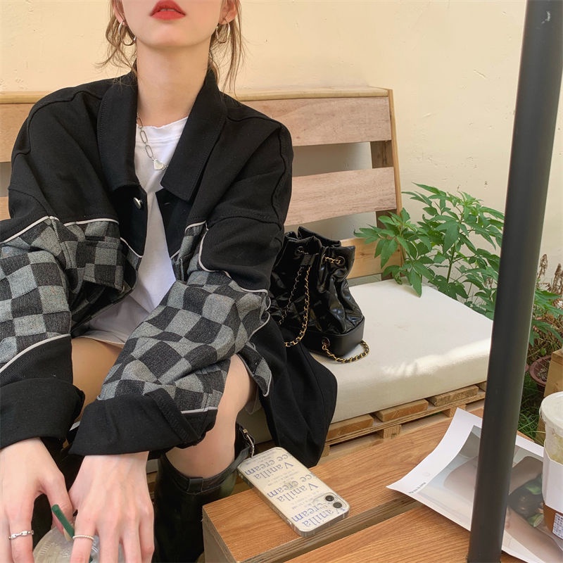 Áo khoác jeans tay dài thời trang dành cho nữ