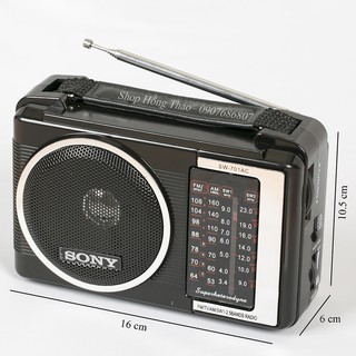 Đài cassette Sony radio SW 701 có ăng ten bắt được mọi tần số phủ sóng - Cô Ba Shop