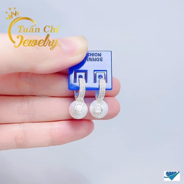 [ Khuyên Đẹp Mới Về] Bông Tai Nữ Đính Ngọc Cách Điệu- Thanh Lịch Theo Phong Cách Hàn Quốc