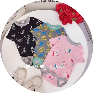!!SALE!! Body cộc tay cho bé sơ sinh chất cotton mềm mát