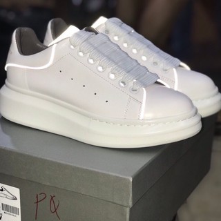 giày mc queen. phản quang trắng hàng 1:1 chuẩn ( full phụ kiện + freeship ) | BigBuy360 - bigbuy360.vn