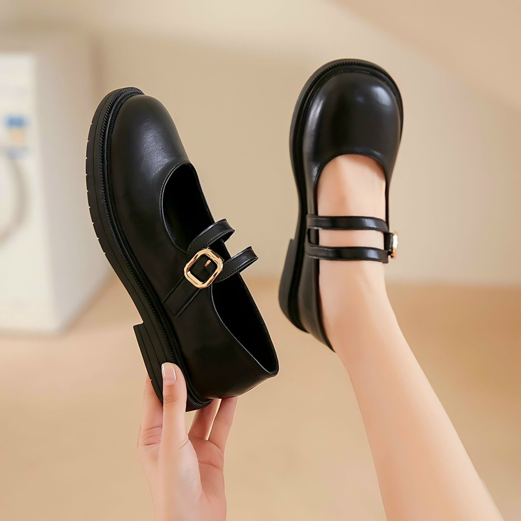 [KHUYẾN MẠI LỚN] Giày LOLITAS da mềm quai ngang kép mẫu mới xinh xắn