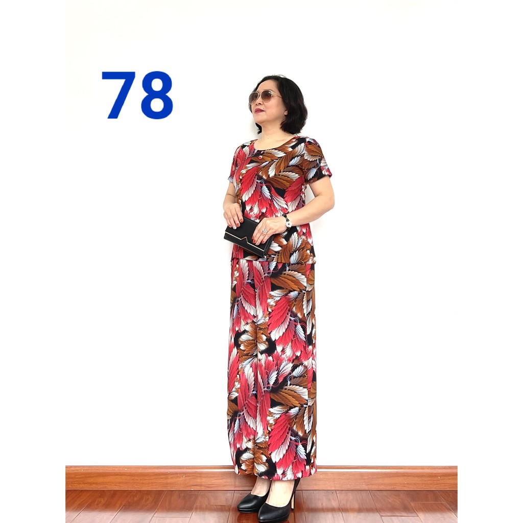 [Xả Hàng] Đồ bộ trung niên cao cấp 2021 - lụa hàn châu siêu mềm, siêu mát - Sang Trọng dánh cho Quý Bà - Laddy_Store