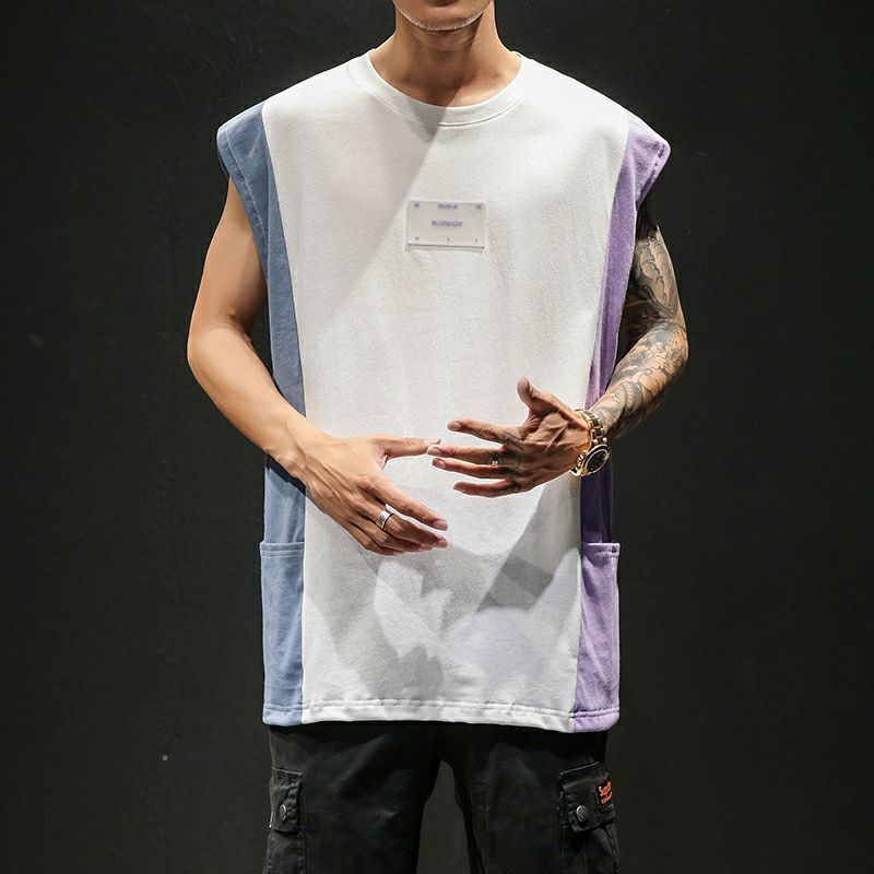 Áo Thun Ba Lỗ Thể Thao Bóng Rổ Dáng Rộng Vải Cotton Mỏng Thời Trang Mùa Hè Cho Nam