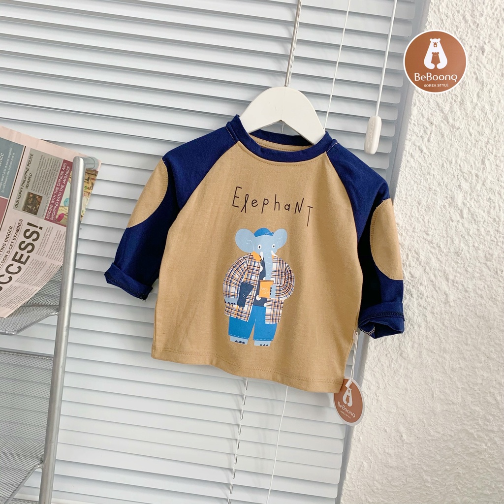 Áo thun cotton MỎNG MẶC MÙA THU bé trai bé gái, chất liệu cotton mỏng dư xịn mềm mại, bảng màu vintage cực sang-PituPi