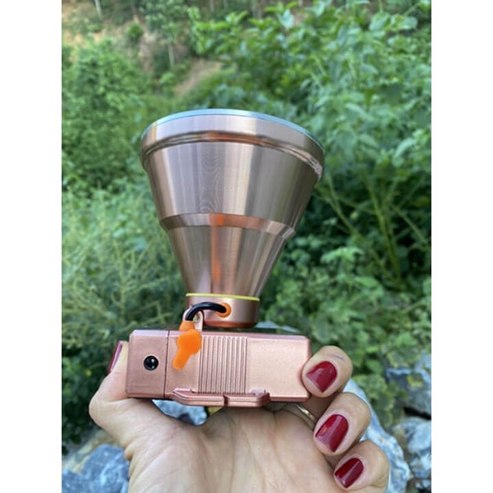 Đèn pin đội đầu 500W siêu sáng chiếu xa 500m, chống nước, pin trâu sử dụng 8-10 tiếng, đèn đội đầu cao cấp chóa lớn 10cm