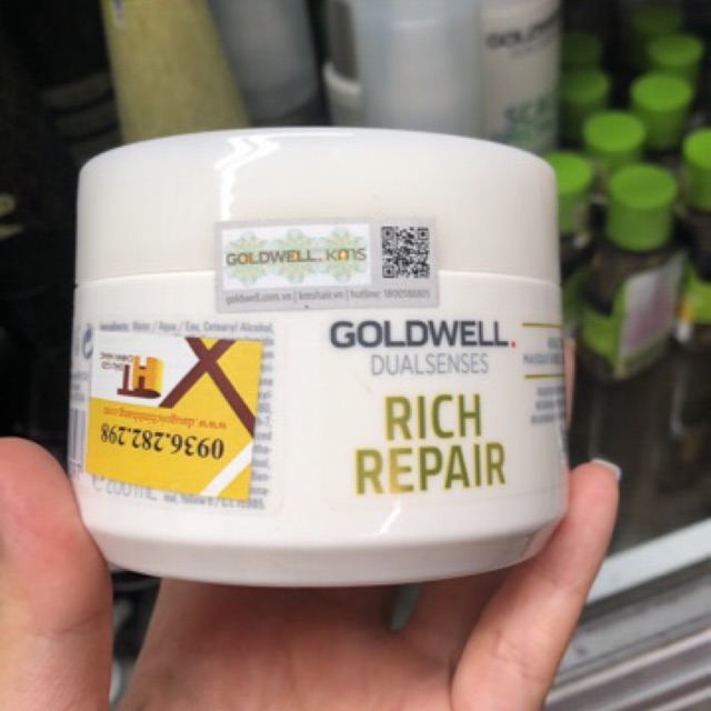 Hấp siêu chữa trị 60s goldwell 200ml &500ml