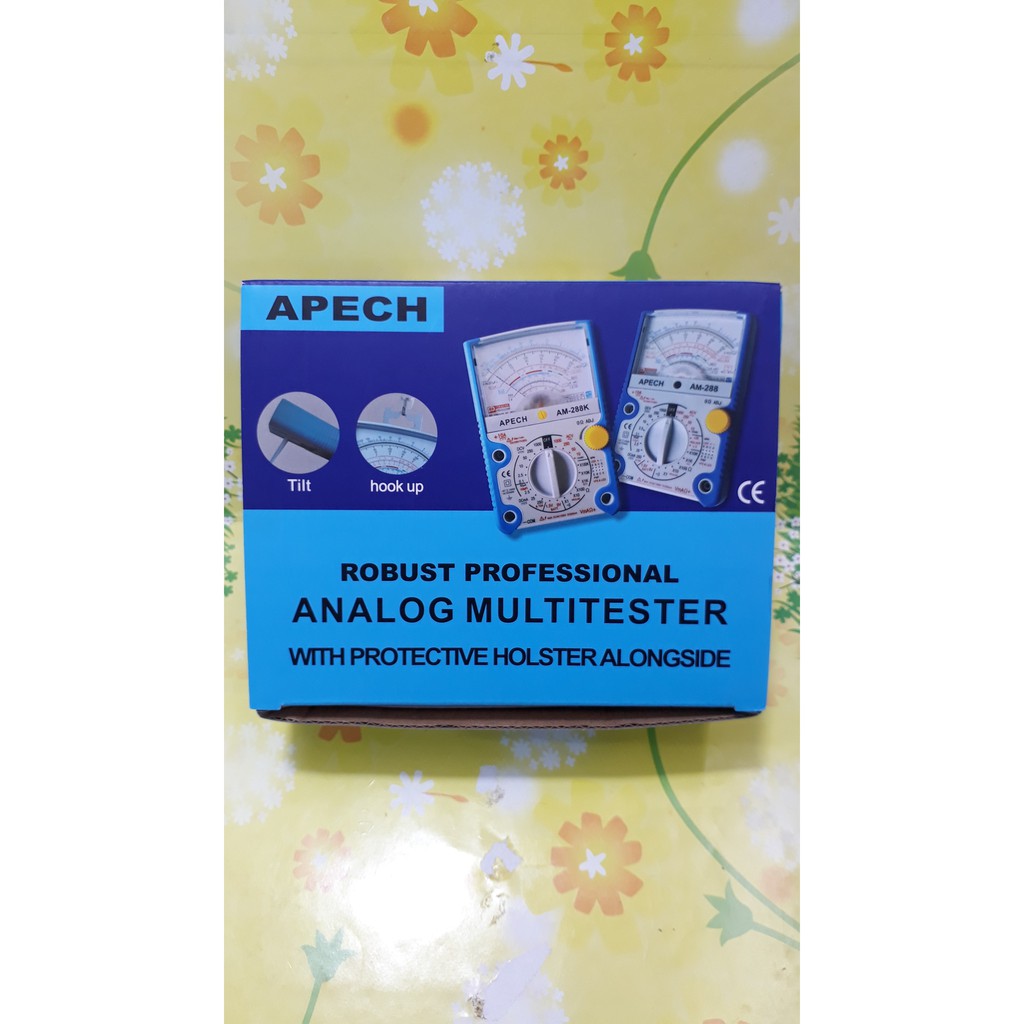 [Đài Loan] Đồng Hồ Đo VOM Vạn Năng Đa Năng Kim Apech AM-288 Chuẩn - Độ Chính Xác Cao - Kèm Bộ Que Đo