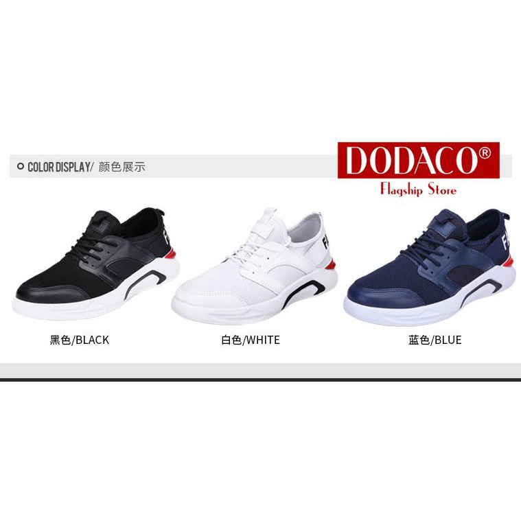⚡Xả kho⚡ Giày Sneaker Nam 2020 - DODACO DDC3370