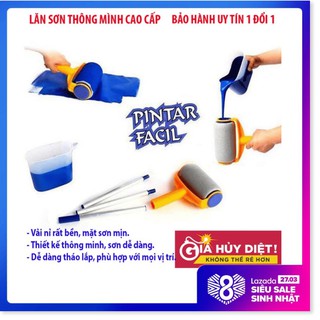 Con lăn sơn thông minh ht1162 - giá rẻ, hàng tốt, chống bẩn. giá sơn tường trong nhà, cây lăn hoa văn. hot sale tới 50%
