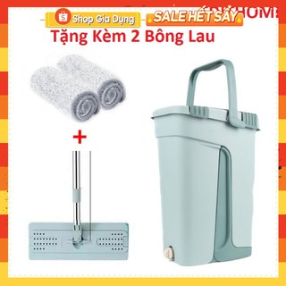 Bộ Cây Lau Nhà Chổi Lau Nhà Tự Vắt 360 Độ Thông Minh Cao Cấp Tặng Kèm 2 Bông Lau