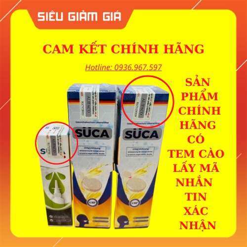 ✅ VIÊN SỦI SUCA ❤️ [CHÍNH HÃNG] ❤️ SỦI SUCA GIÚP ĐÁNH BAY VIÊM MŨI XOANG