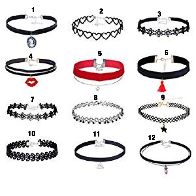 Tách bộ chocker bộ 12 vòng (gia sale 25k/1 vòng)