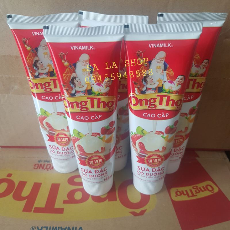 SỮA ĐẶC ÔNG THỌ CÓ ĐƯỜNG TUÝP 165G