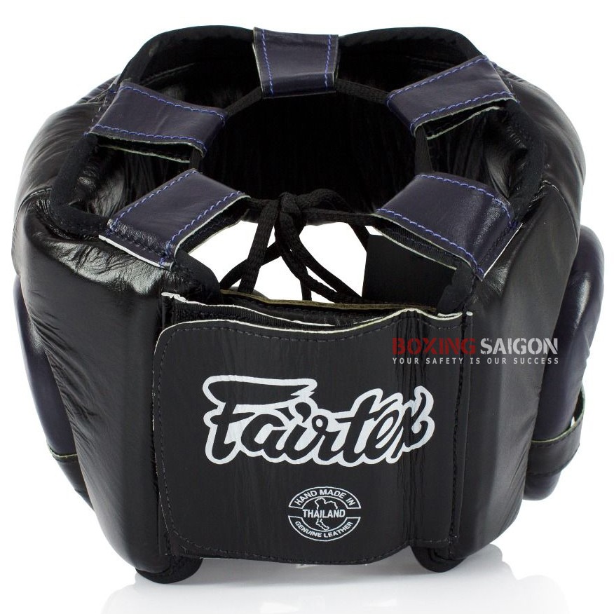 Nón boxing Fairtex HG13 Full Coverage - Black/Navy