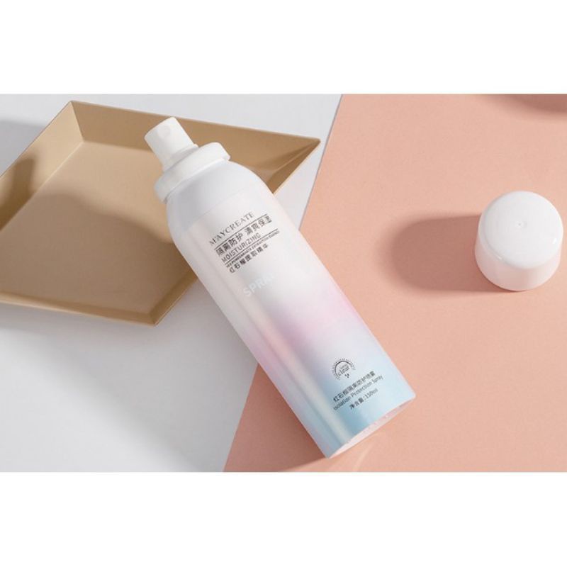 Xịt chống chống nắng trắng da maycreate 150ml 25spf