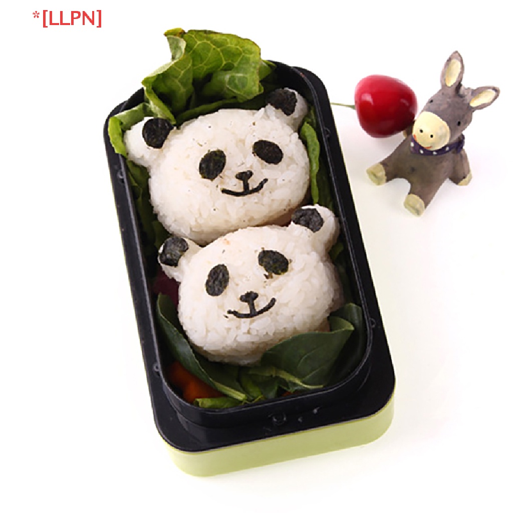 1 Set Khuôn Làm Cơm Nắm Hình Gấu Trúc Dễ Thương DIY