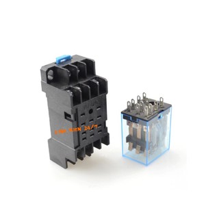 Chân Đế Relay Trung Gian PYF11A 11 Chân Vặn Ốc