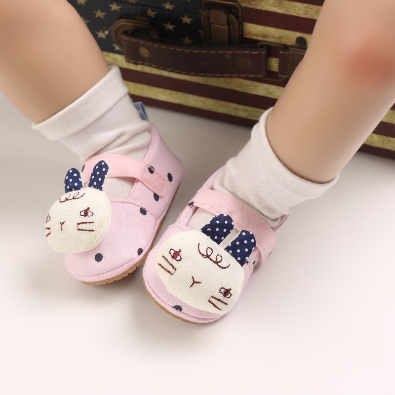 Giày Sneaker Đế Mềm Chống Trượt Thoáng Khí Dễ Thương Cho Bé Tập Đi