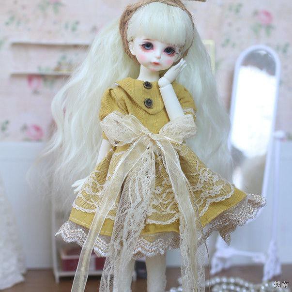 ■◇{Butterfly Dream} BJD 6 điểm 30 cm quần áo búp bê sang trọng mũ ngoại váy một mảnh mùa đông