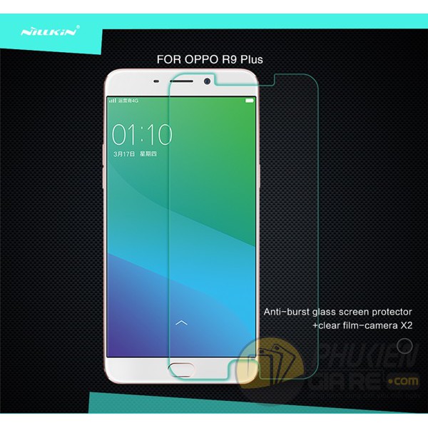 [Tặng Miếng Lau] Kính Cường Lực Cho Oppo R9 / R9 Plus - Siêu Bền