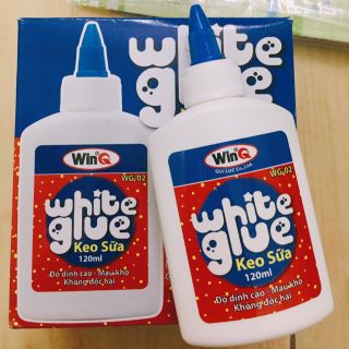 Keo sữa giá rẻ 120ml dán giấy, làm slime